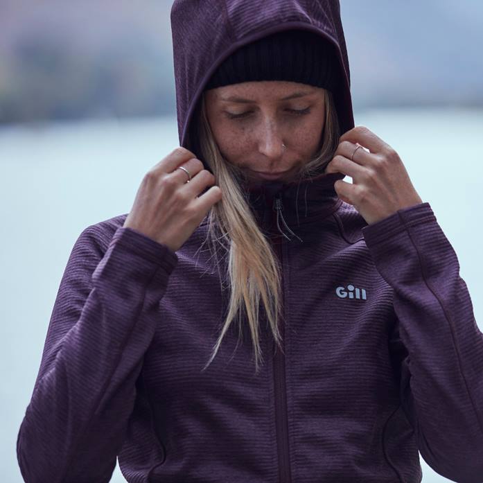 Gill Marine sudadera con capucha de dardos para mujer higo Z6F2171