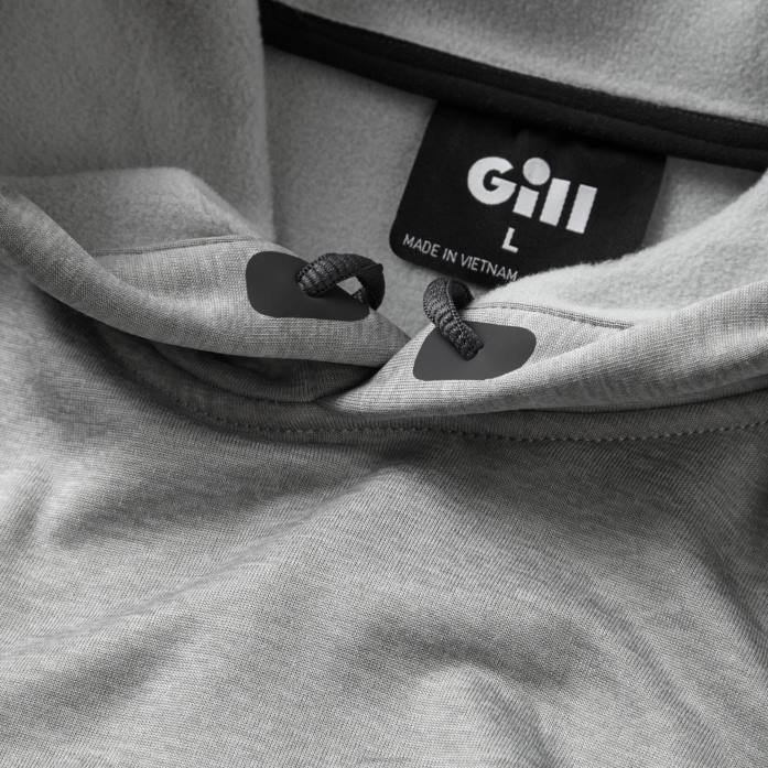 Gill Marine sudadera con capucha técnica langland gris marga Z6F2460