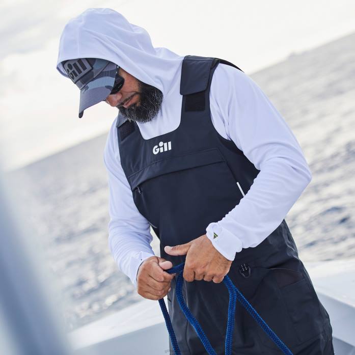 Gill Marine sudadera xpel tec con logo en la espalda blanco Z6F252