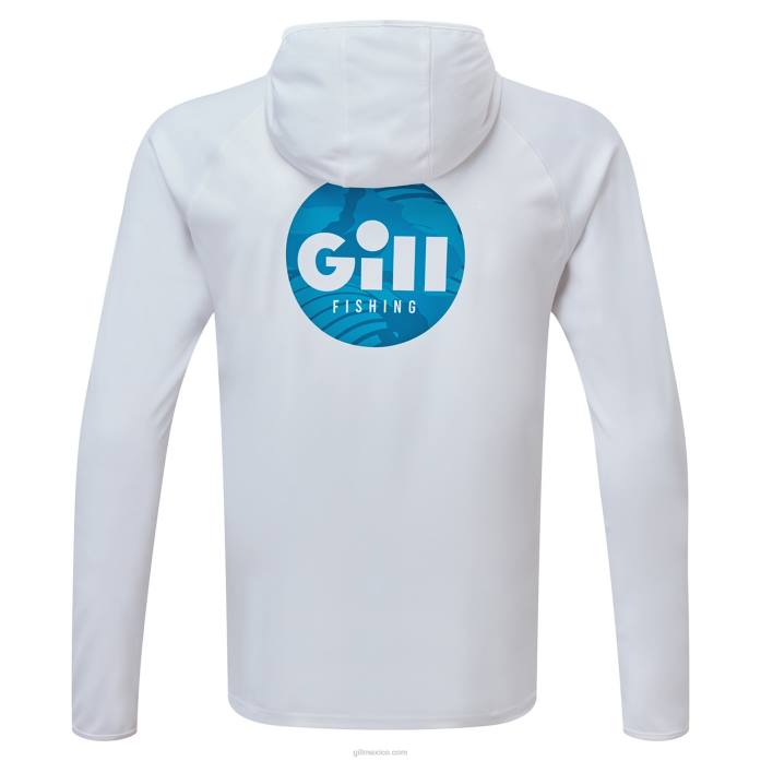 Gill Marine sudadera xpel tec con logo en la espalda blanco Z6F252