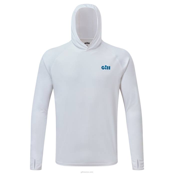 Gill Marine sudadera xpel tec con logo en la espalda blanco Z6F252