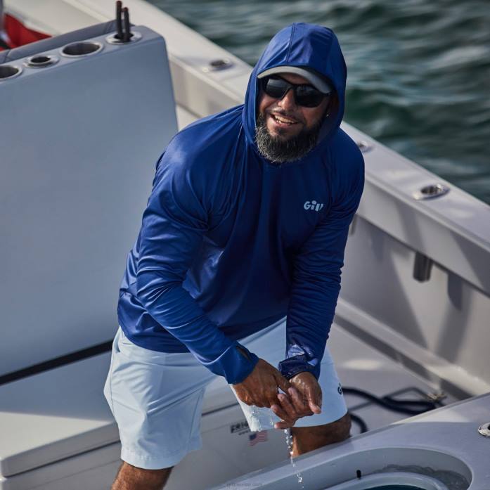 Gill Marine sudadera xpel tec con logo en la espalda crepúsculo Z6F253