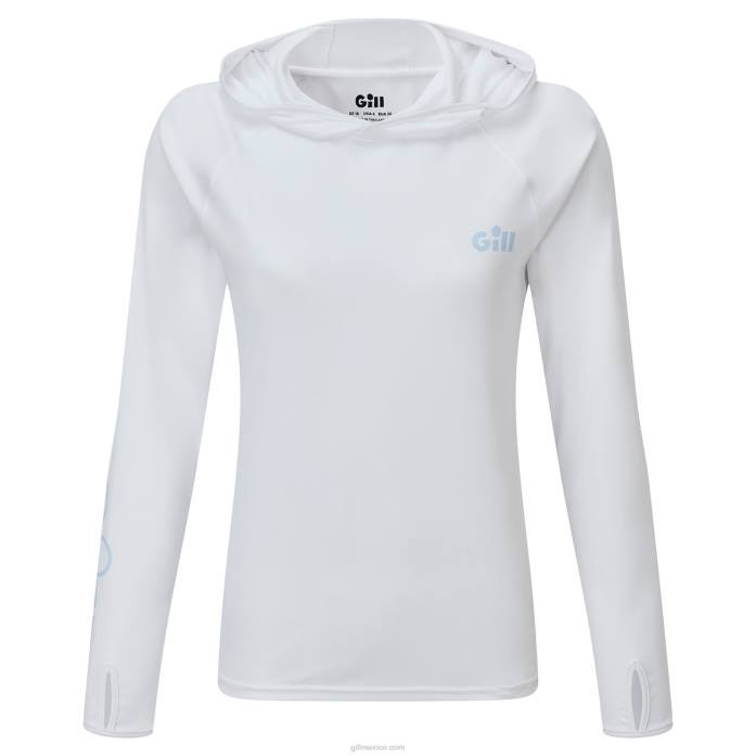 Gill Marine sudadera xpel tec mujer blanco Z6F249