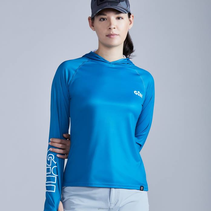 Gill Marine sudadera xpel tec mujer piscina azul Z6F248