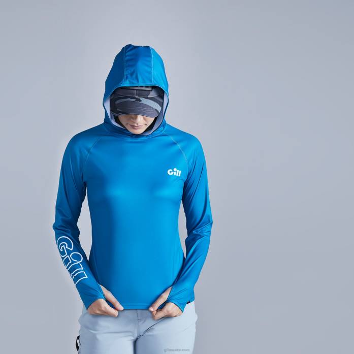 Gill Marine sudadera xpel tec mujer piscina azul Z6F248